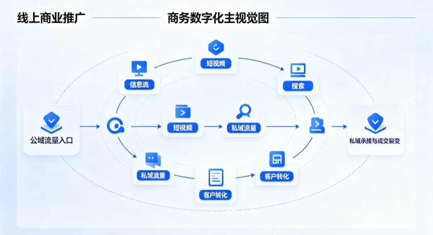 肇东市线上商业推广怎么做？全域流量闭环搭建与低成本转化实战指南
